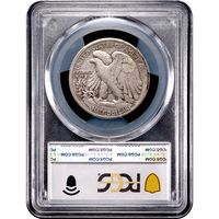 1920-D Walking Liberty Half Dollar (50c) Reverse Slab Image