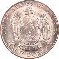 1920 Maine Commemorative Half Dollar (50c) Obverse Image