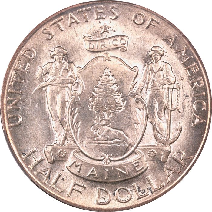 1920 Maine Commemorative Half Dollar (50c) Obverse Image