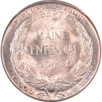1920 Maine Commemorative Half Dollar (50c) Reverse Image