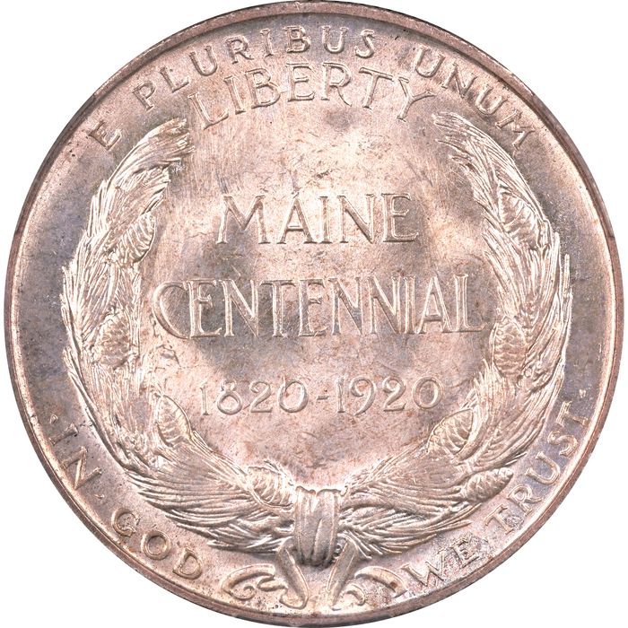 1920 Maine Commemorative Half Dollar (50c) Reverse Image