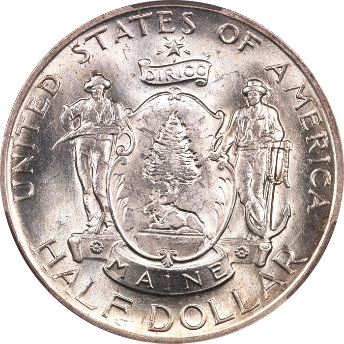 1920 Maine Commemorative Half Dollar (50c) Obverse Image