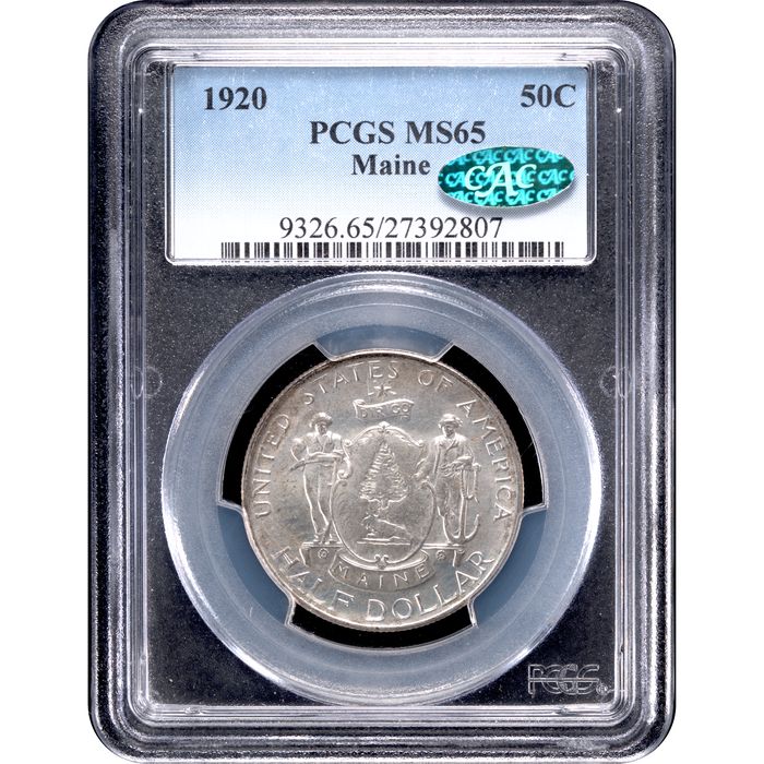 1920 Maine Commemorative Half Dollar (50c) Obverse Image