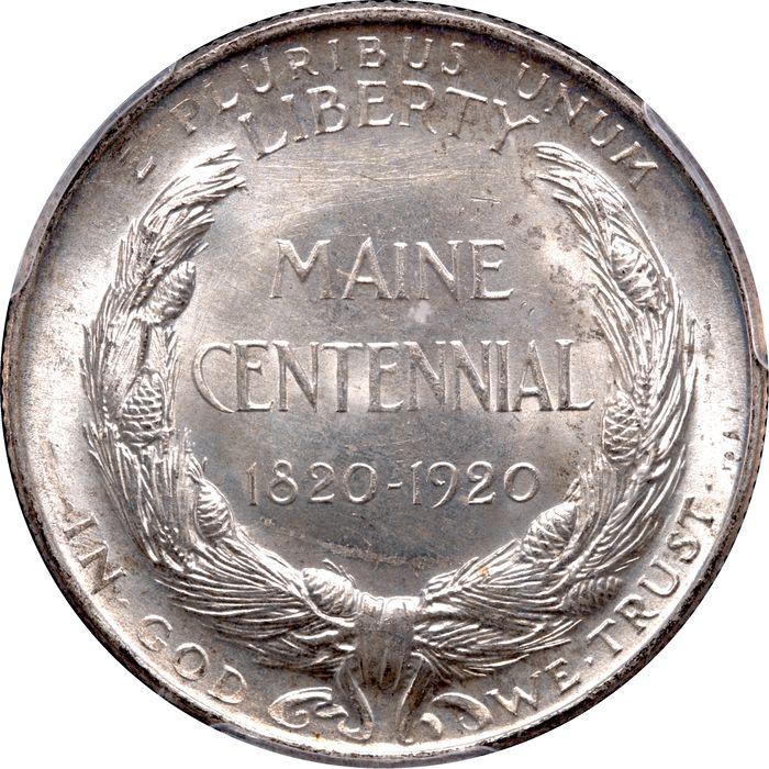 1920 Maine Commemorative Half Dollar (50c) Photo 4