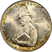 1920 Pilgrim Commemorative Half Dollar (50c) Photo 3