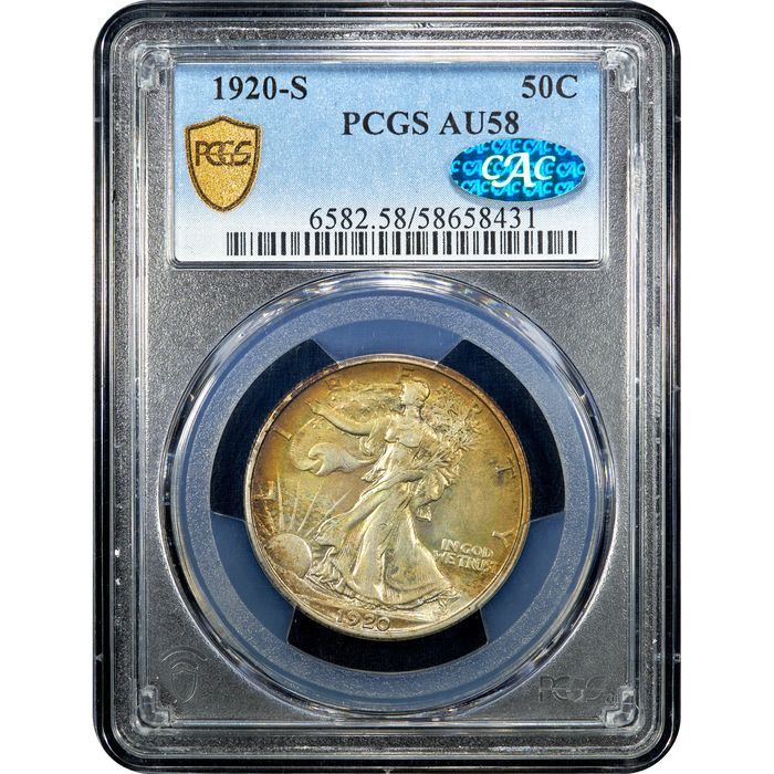 1920-S Walking Liberty Half Dollar (50c) Obverse Image