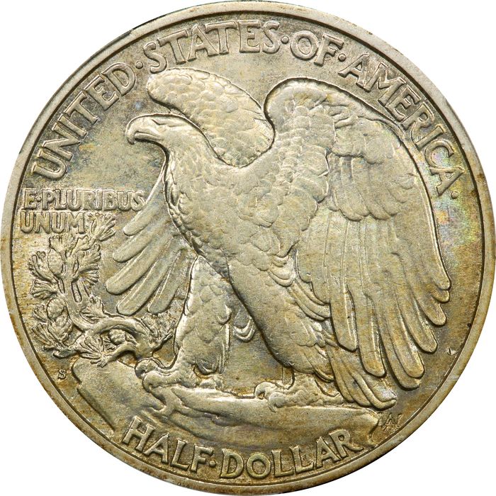 1920-S Walking Liberty Half Dollar (50c) Photo 4