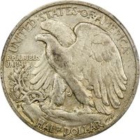 1920-S Walking Liberty Half Dollar (50c) Photo 4