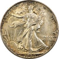 1920 Walking Liberty Half Dollar (50c) Photo 3