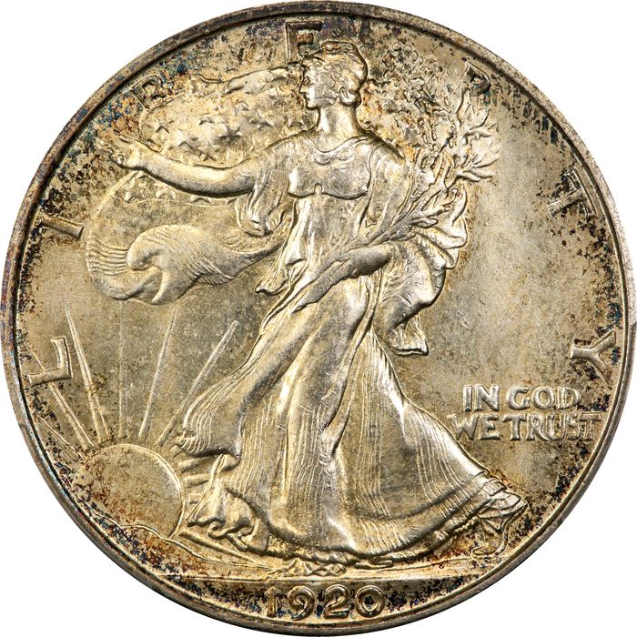 1920 Walking Liberty Half Dollar (50c) Photo 3