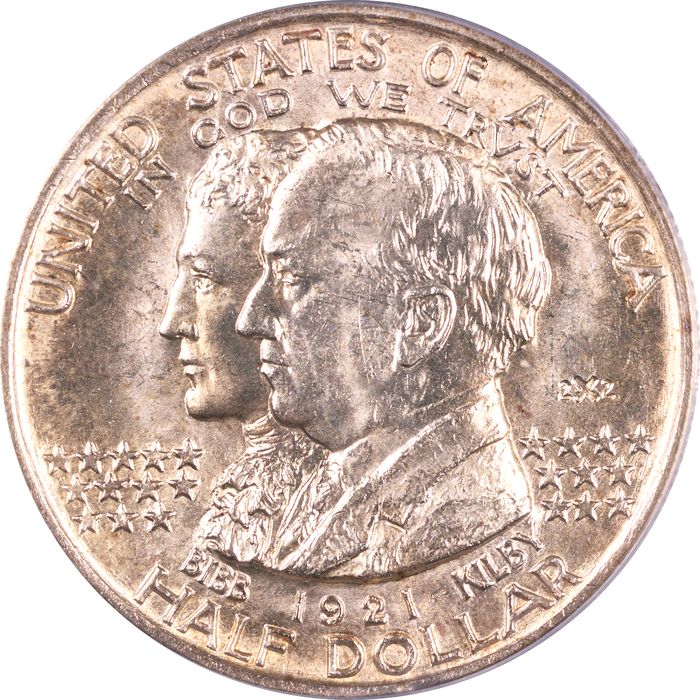 1921 Alabama 2x2 Commem Half Dollar (50c) Obverse Image