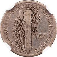 1921-D Mercury Dime (10c) Photo 4