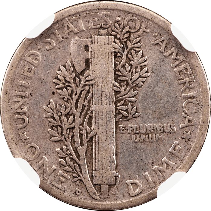 1921-D Mercury Dime (10c) Photo 4