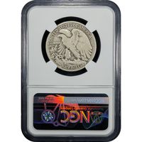 1921-D Walking Liberty Half Dollar (50c) Reverse Image