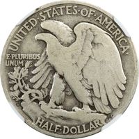 1921-D Walking Liberty Half Dollar (50c) Photo 4