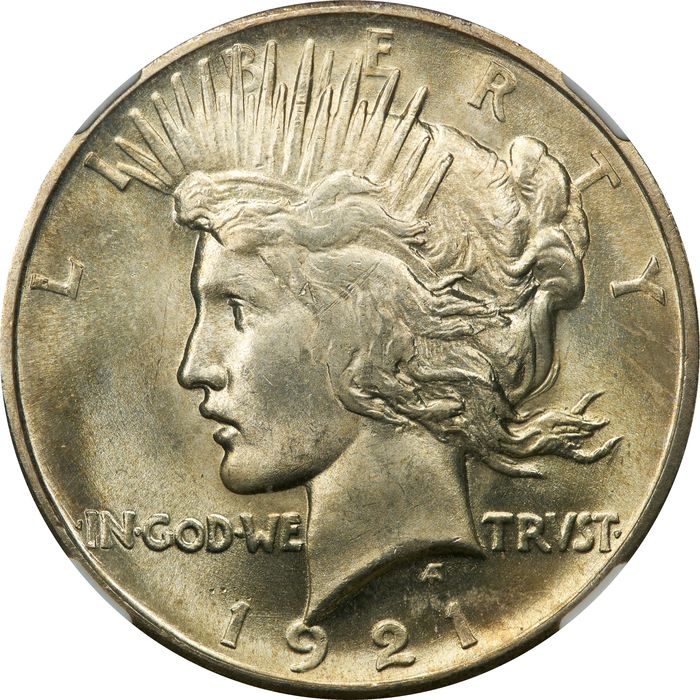1921 High Relief Peace Dollar ($1) Photo 3