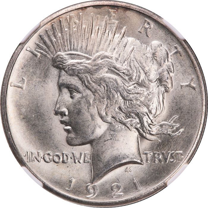 1921 High Relief Peace Dollar ($1)  Obverse Image