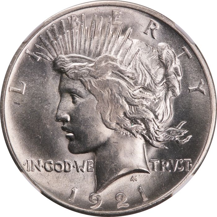 1921 High Relief Peace Dollar ($1) Photo 3