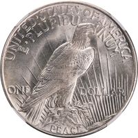 1921 High Relief Peace Dollar ($1) Photo 4