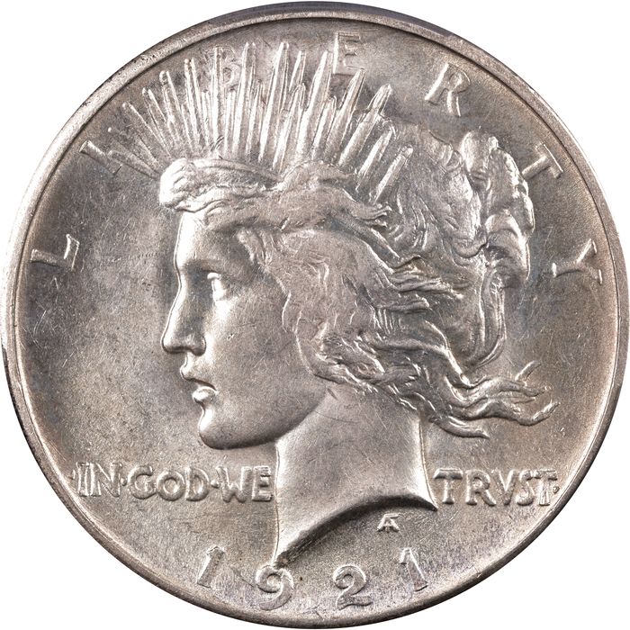 1921 High Relief Peace Dollar ($1) Obverse Image