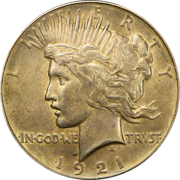 1921 High Relief Peace Dollar ($1) Photo 3