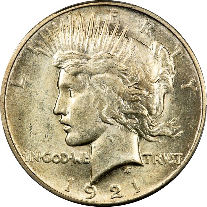 1921 High Relief Peace Dollar ($1) Photo 3