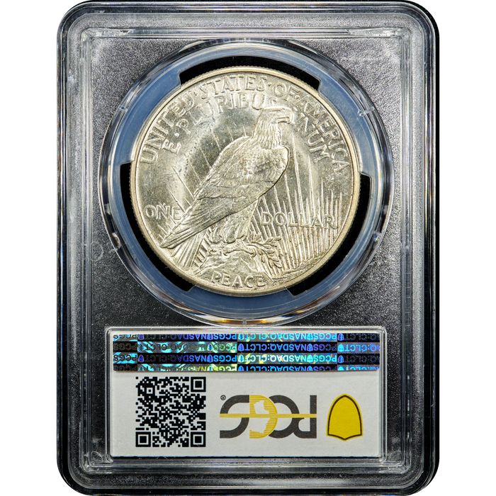 1921 High Relief Peace Dollar ($1) Reverse Image