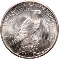 1921 High Relief Peace Dollar ($1) Photo 4