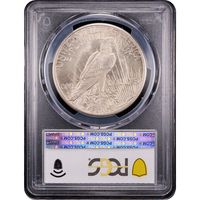 1921 High Relief Peace Dollar ($1) Reverse Slab Image
