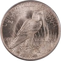 1921 High Relief Peace Dollar ($1) Reverse Image
