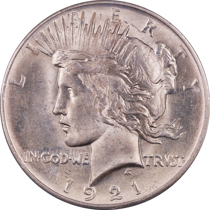 1921 High Relief Peace Dollar ($1) Obverse Image