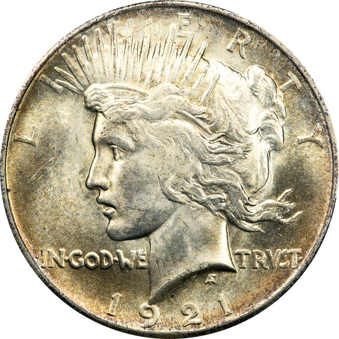 1921 High Relief Peace Dollar ($1) Obverse Image