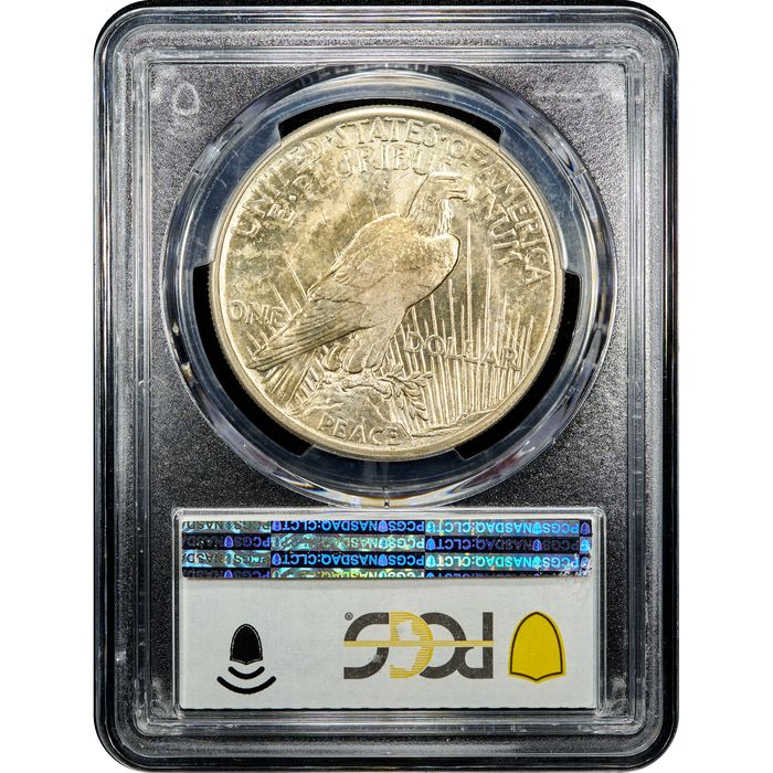 1921 High Relief Peace Dollar ($1) Reverse Image