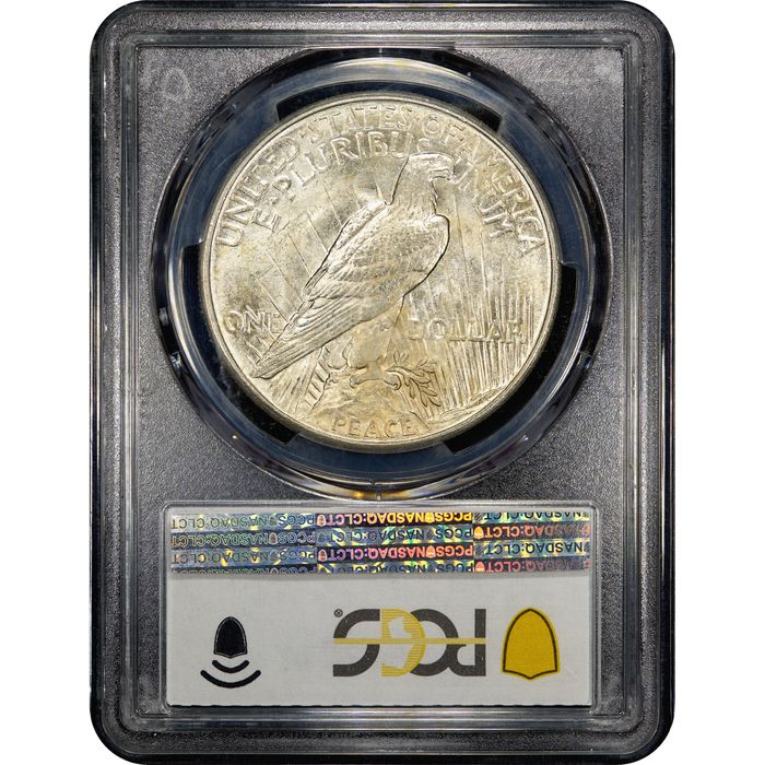 1921 High Relief Peace Dollar ($1) Reverse Image
