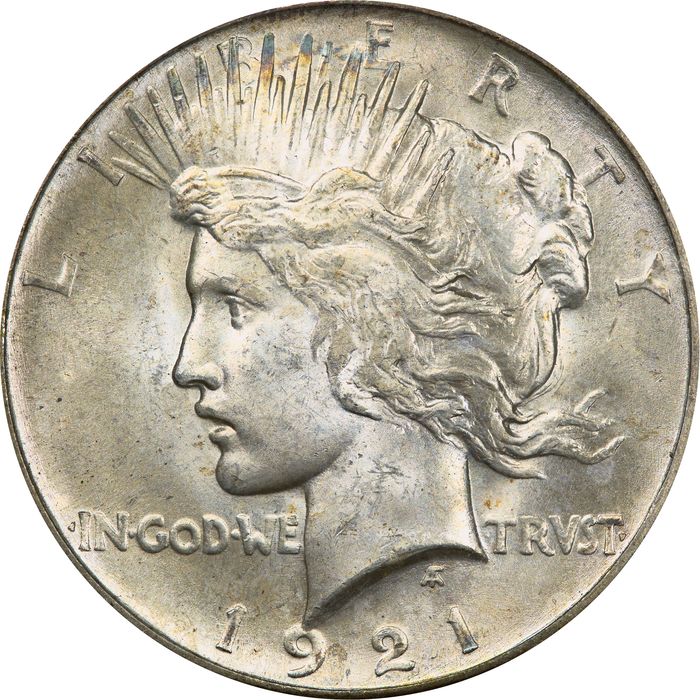 1921 High Relief Peace Dollar ($1) Obverse Image