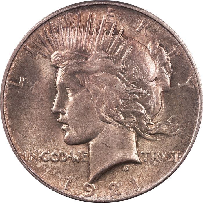 1921 Peace Dollar ($1) High Relief Obverse Image
