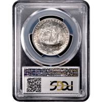 1921 Pilgrim Commemorative Half Dollar (50c) Reverse Slab Image