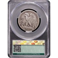 1921-S Walking Liberty Half Dollar (50c) Reverse Slab Image