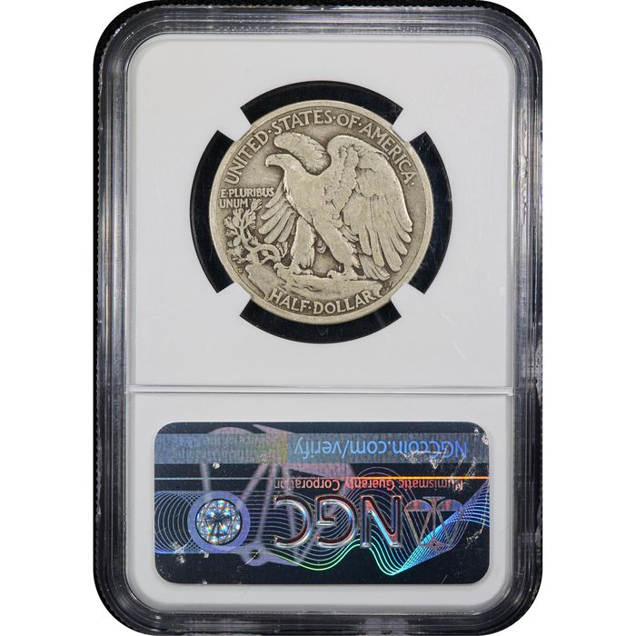 1921-S Walking Liberty Half Dollar (50c) Reverse Image