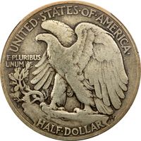 1921-S Walking Liberty Half Dollar (50c) Photo 4