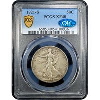 1921-S Walking Liberty Half Dollar (50c) Obverse Image