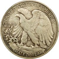 1921-S Walking Liberty Half Dollar (50c) Photo 4