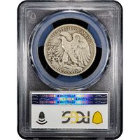 1921 Walking Liberty Half Dollar (50c) Reverse Slab Image