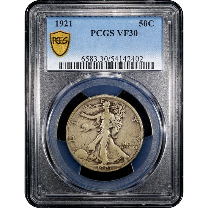 1921 Walking Liberty Half Dollar (50c) Obverse Image