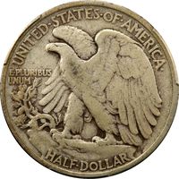 1921 Walking Liberty Half Dollar (50c) Photo 4