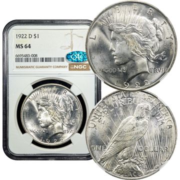 1922-D Peace Dollar ($1) Composite Image