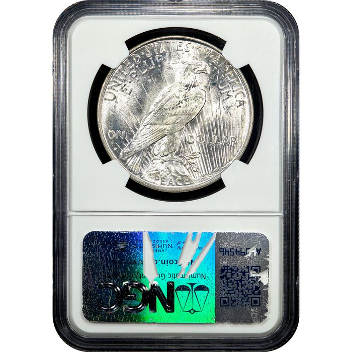 1922-D Peace Dollar ($1) Reverse Image