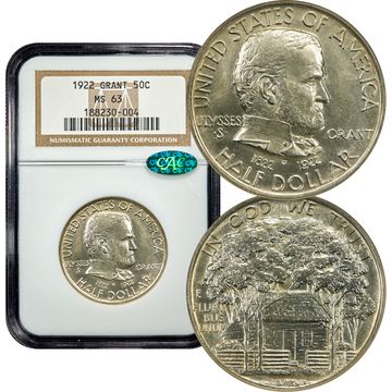 1922 Grant Commem Half Dollar (50c) Composite Image