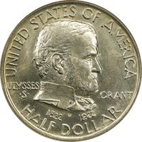 1922 Grant Commem Half Dollar (50c) Photo 3