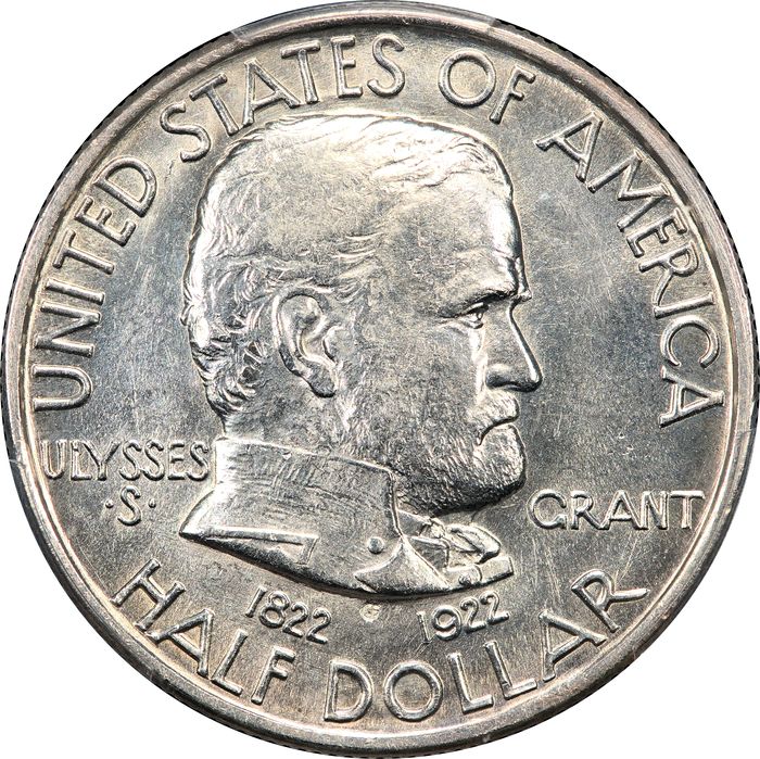1922 Grant Commemorative Half Dollar (50c) Obverse Image